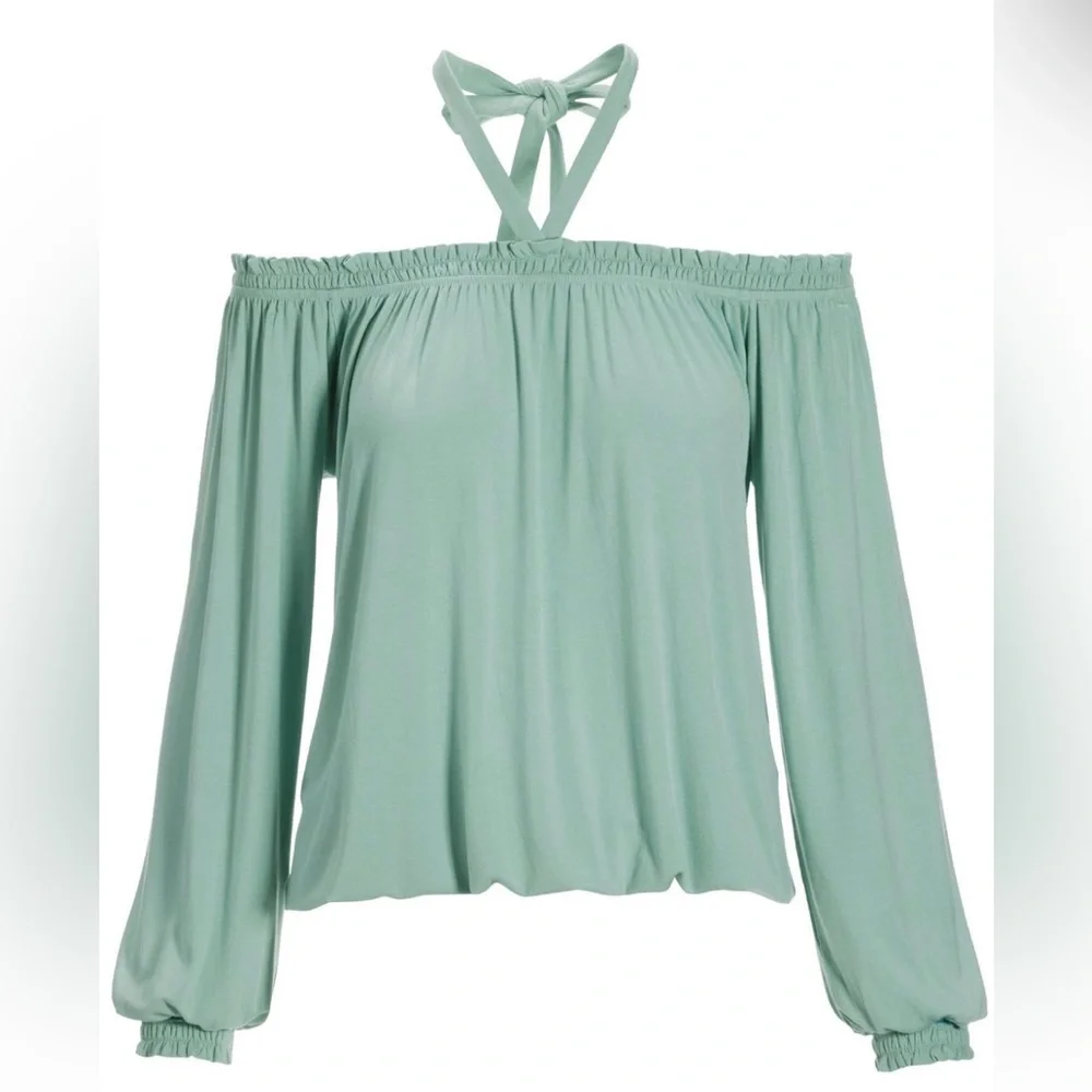 Boston Proper Halter Strap Effortless Knit Top - Picture 6 of 6